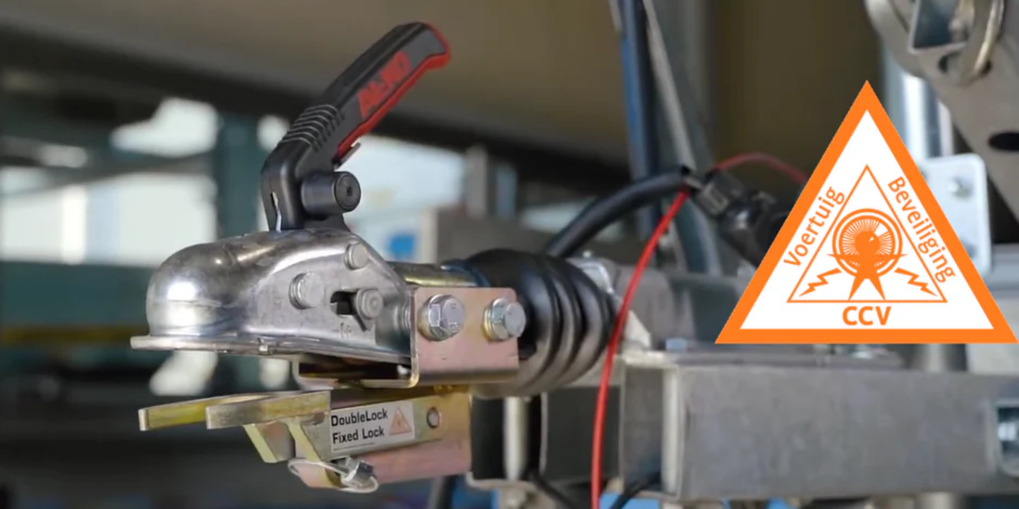 Wat is een SCM gekeurd aanhanger slot?