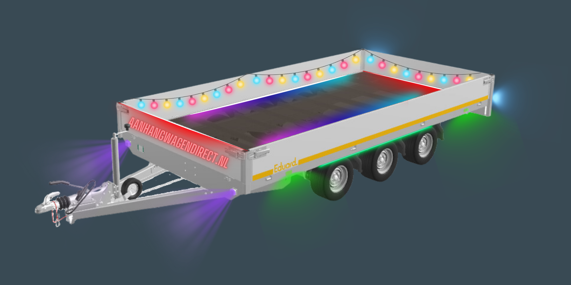 Welke kleuren aanhanger verlichting mag je voeren?