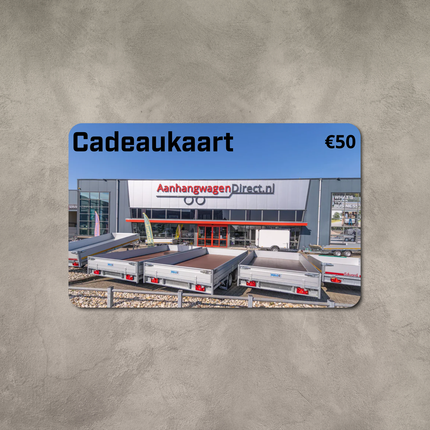 Aanhangwagendirect Aanhangwagendirect Cadeaubon