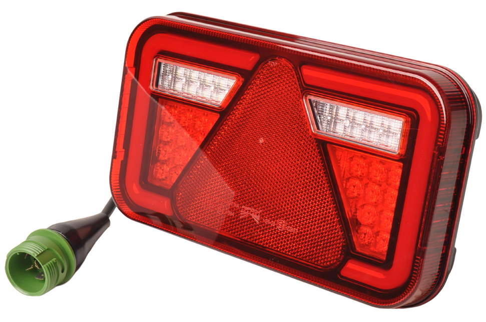 Aanhangwagendirect Aspock MultiLED 4 rechts 241x141x71  mm - 7 polige ASS2 stekker - waterdicht