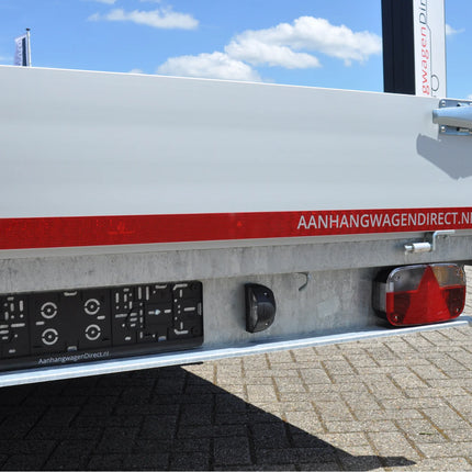 Aanhangwagendirect AWD ZOMER DEAL Eduard kipper 406x200 cm - 2000 kg - nu met gratis gevulde aluminium traanplaat disselkist