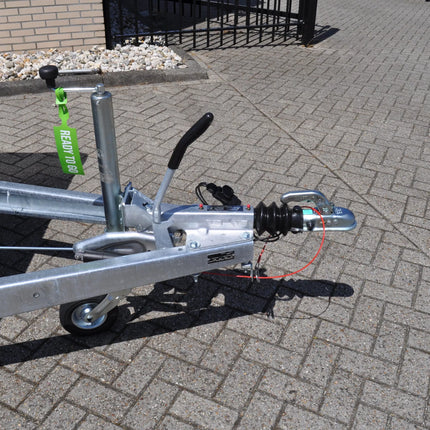 Aanhangwagendirect AWD ZOMER DEAL Eduard kipper 406x200 cm - 2000 kg - nu met gratis gevulde aluminium traanplaat disselkist