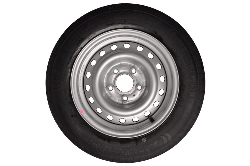 Aanhangwagendirect Compleet aanhanger wiel - 185/65R14 - steekmaat: 5x112 - draagvermogen: 650 kg - naafdiameter: 67 mm