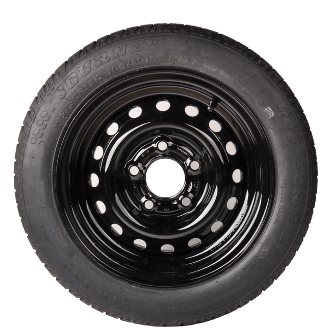 Aanhangwagendirect Compleet aanhanger wiel - 195/50R13C - zwarte velg - steekmaat: 5x112 - draagvermogen: 900 kg - naafdiameter: 67 mm