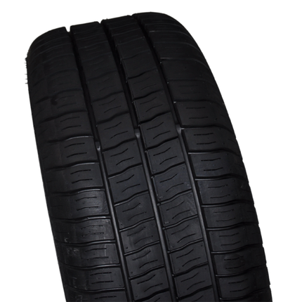 Aanhangwagendirect Compleet wiel 195/50 R13C met zwarte velg -  steek 5x112 - 900 kg - 67 mm naafdiameter