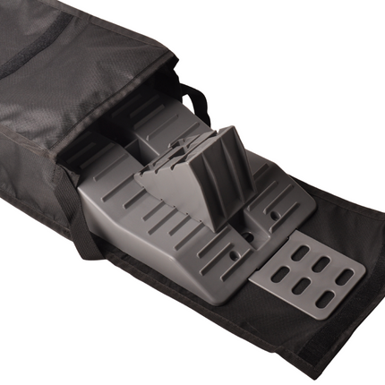 Aanhangwagendirect Complete oprijblokken set 565x200x130 mm - inclusief wielkeggen - 5000 kg maximaal draagvermogen