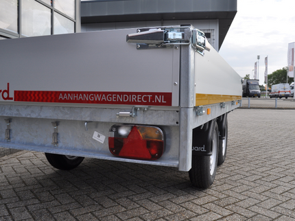 Aanhangwagendirect Herfst aanbieding! Plateauwagen - 310x160 cm - 750 kg bruto laadvermogen - inclusief voor gemonteerde onderdelen