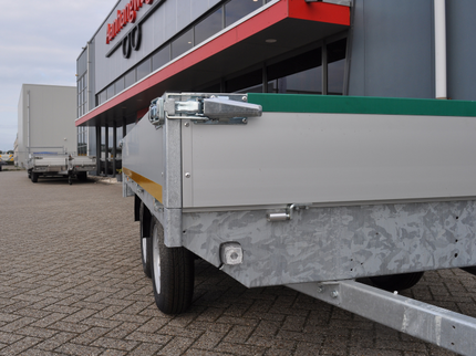 Aanhangwagendirect Herfst aanbieding! Plateauwagen - 310x160 cm - 750 kg bruto laadvermogen - inclusief voor gemonteerde onderdelen