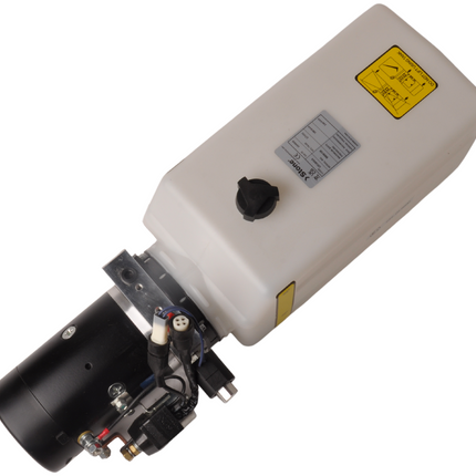 Aanhangwagendirect Hydraulische pomp vermogenseenheid Enkelwerkend 12V/1,8kW