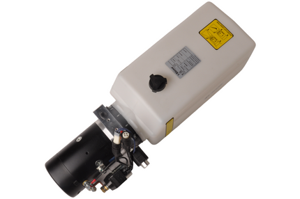 Aanhangwagendirect Hydraulische pomp vermogenseenheid Enkelwerkend 12V/1,8kW
