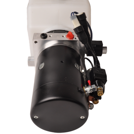Aanhangwagendirect Hydraulische pomp vermogenseenheid Enkelwerkend 12V/1,8kW