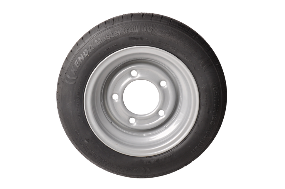 Aanhangwagendirect Ifor Williams - 195/60R12C - band + velg -  900 kg maximaal draagvermogen - steekmaat 5x165,1 - 114,6 mm naafdiameter