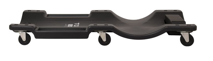 Aanhangwagendirect Monteurskar / ligkar met nekkussen en 2 handige opruimvakken