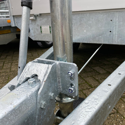 Aanhangwagendirect Neuswiel voor aanhanger 60 mm rond automatisch opklapbaar