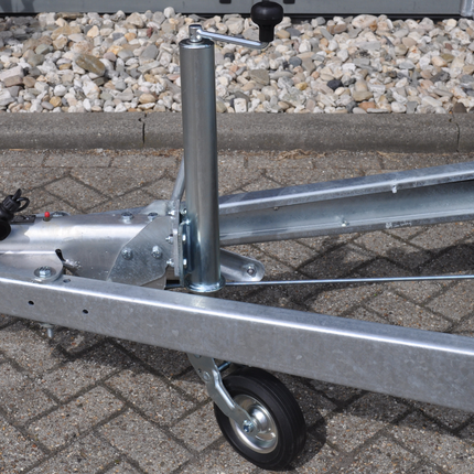 Aanhangwagendirect Neuswiel voor aanhanger 60 mm rond automatisch opklapbaar