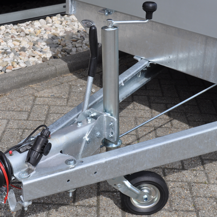 Aanhangwagendirect Neuswiel voor aanhanger 60 mm rond automatisch opklapbaar