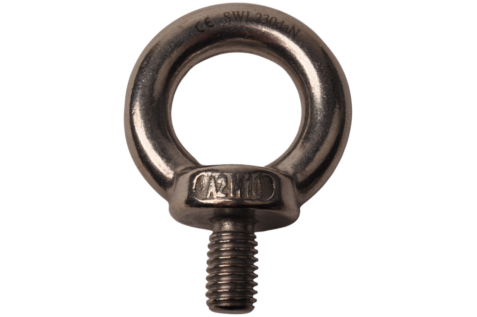 aanhangwagendirect Oogbout M10 RVS