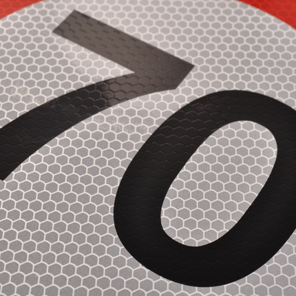 Aanhangwagendirect Tempo 70 sticker Italië - 20 cm