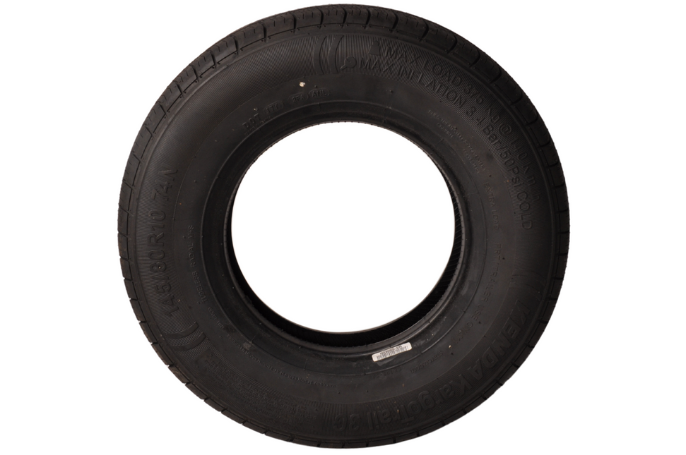 Aanhangwagendirect Tubeless band aanhanger - 145/80R10 - draagvermogen: 375 kg - 74N