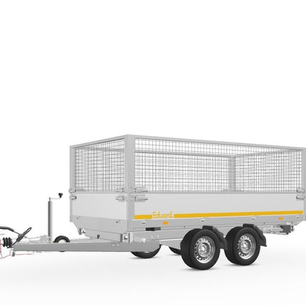 aanhangwagendirect VERHUUR Driezijdige Kipper met loofrekken (3)