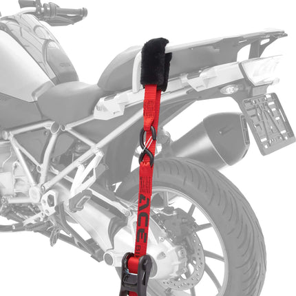 Acebikes Acebikes Ratchet Strap Deluxe Duo - 900 daN - 197x3,5 cm - spanbanden voor motorstuur