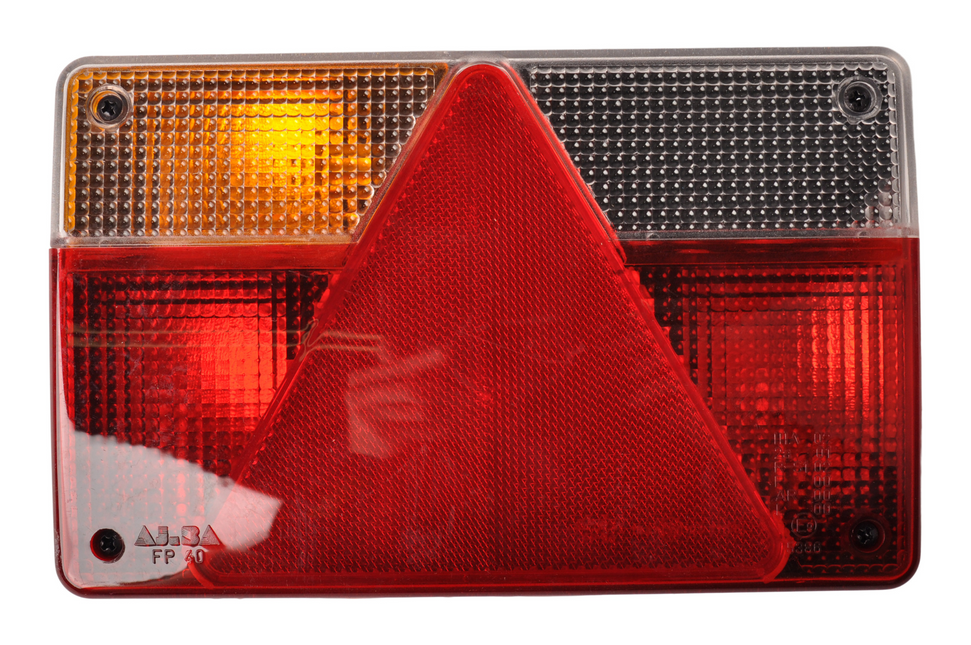 AJBA Achterlicht - AJBA FP.40 - links - centrale stekkeraansluiting 5-polig