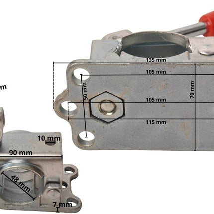 AL-KO 300 kg neuswiel klem Alko 48mm