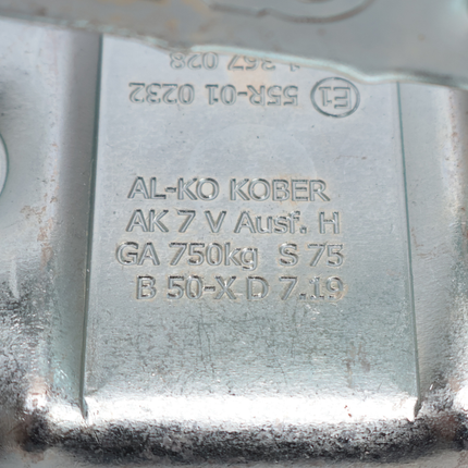 AL-KO AL-KO AK7-H plus - koker 70 mm - 750 kg - ongeremde koppeling