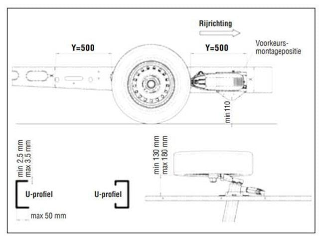 AL-KO AL-KO Mammut M20 enkelas rangeersysteem - maximaal gewicht 2250 kg