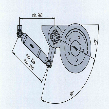 AL-KO AL-KO Octagon schokbreker blauw 1350 kg