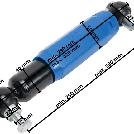 AL-KO AL-KO Octagon schokbreker blauw 1350 kg