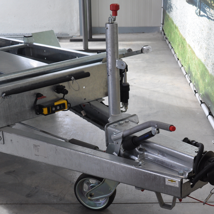 AL-KO AL-KO opklapbaar neuswiel - 60 mm - draagvermogen: 500 kg - Heavy duty - extra lang