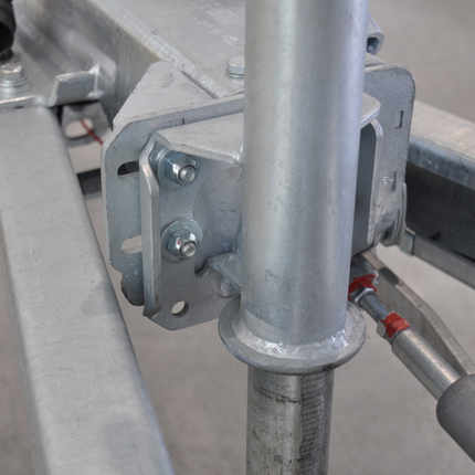 AL-KO AL-KO opklapbaar neuswiel - 60 mm - draagvermogen: 500 kg - Heavy duty - extra lang