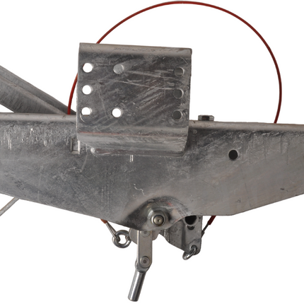 AL-KO AL-KO oplooprem aanhanger - 161S - maximaal trekvermogen: 1600 kg - aansluiting koker: 70 mm - incl. neuswielconsole