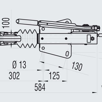 AL-KO AL-KO oplooprem aanhanger 90 S/3 - 1000 kg maximaal trekvermogen - V-dissel aansluiting