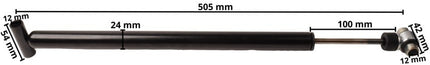 AL-KO AL-KO oploopremdemper - 161S -  505 mm uitgeschoven lengte - montage koppelingskant 41,5 mm