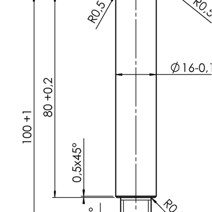 AL-KO Bevestigingsbout voor AL-KO oploopremdemper 161/251 SR