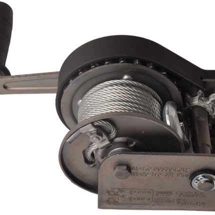 AL-KO Handlier geremd 351 kg overbrenging 2,5:1 inclusief kabel & haak