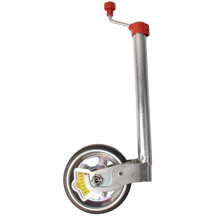 AL-KO Neuswiel AL-KO - 48 mm - stalen velg en massief rubber wiel - inclusief slinger met druklager en kogeldrukmeter