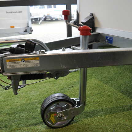 AL-KO Neuswiel AL-KO - 48 mm - stalen velg en massief rubber wiel - inclusief slinger met druklager en kogeldrukmeter