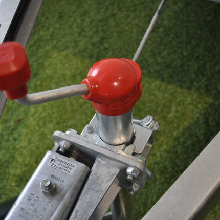 AL-KO Neuswiel AL-KO - 48 mm - stalen velg en massief rubber wiel - inclusief slinger met druklager en kogeldrukmeter