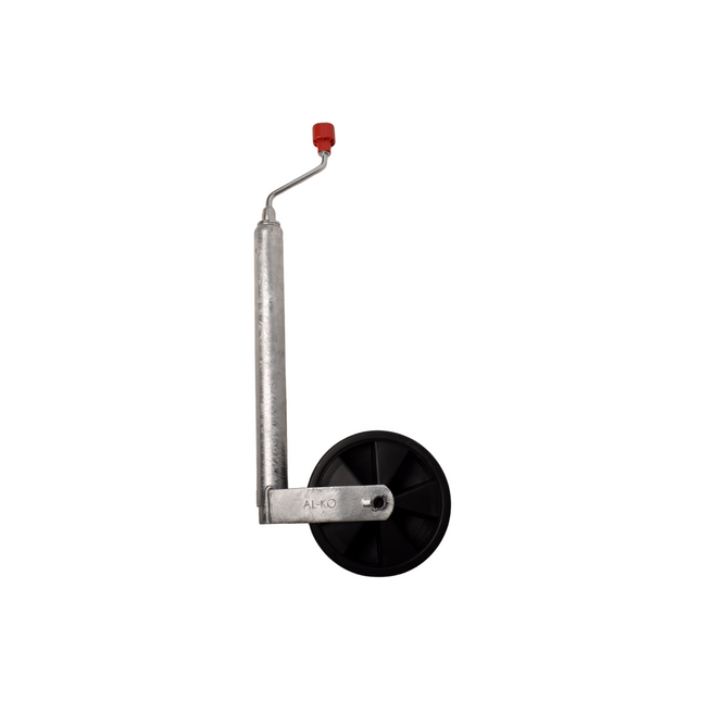 AL-KO Neuswiel  Caravan Plus Alko, rond diameter 48 mm, extra lang, kunststof velg met kunststof wiel met rubberprofiel.