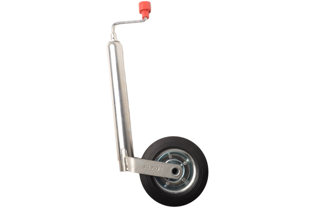 AL-KO Neuswiel Compact Alko, rond diameter 48 mm, stalen velg met massief rubber wiel