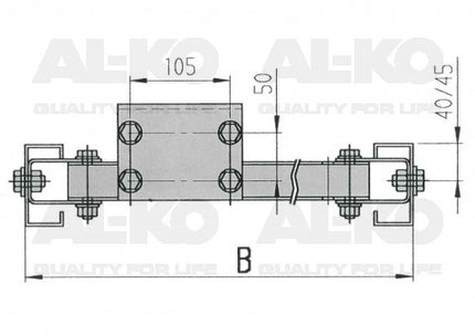 AL-KO Neuswiel traverse  AL-KO 1212992
