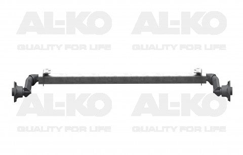 AL-KO Ongeremde torsie as - padmaat 1450 mm - flensmaat 1880 mm - 750 kg - 4x100