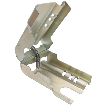 Albe Disselslot koker Albe XL - premium - zilver - staal - incl. RVS discusslot met 2 sleutels - Safetybox XL