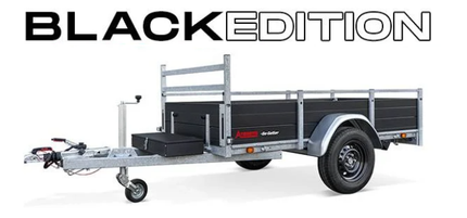 Anssems Anssems Go Getter bakwagen BSX 1350 - 251x130 cm - 1350 kg - geremd - black edition
