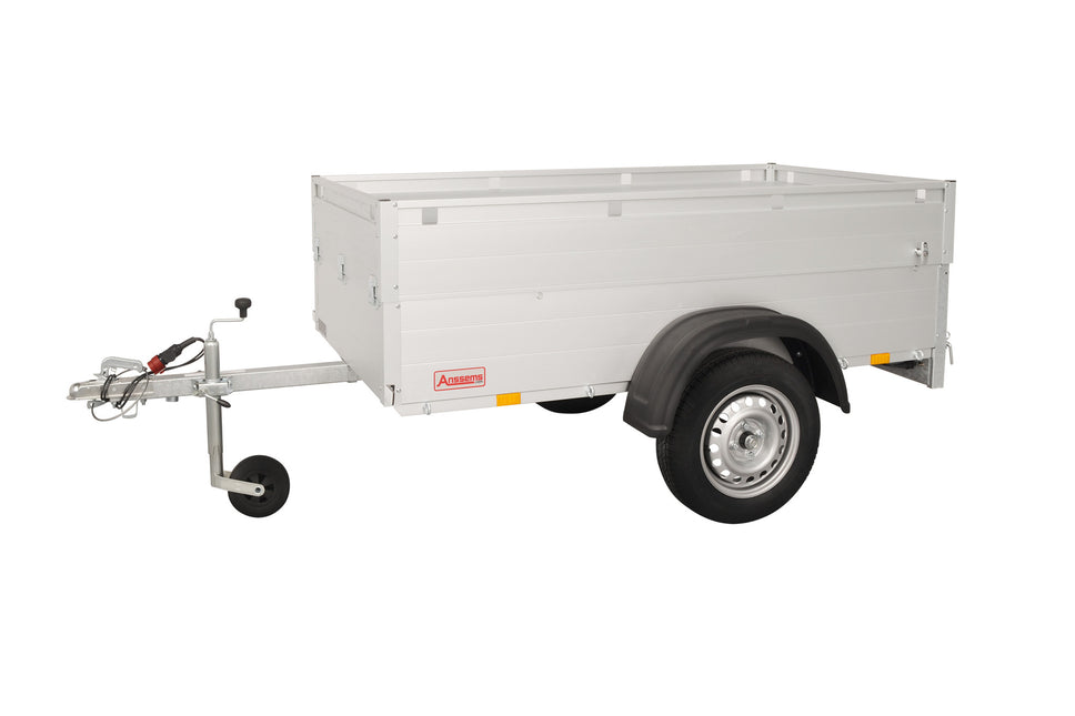 Anssems Anssems GT 500 bagagewagen - 500 kg bruto laadvermogen - 151x101x48 cm laadoppervlak - ongeremd - inclusief deksel