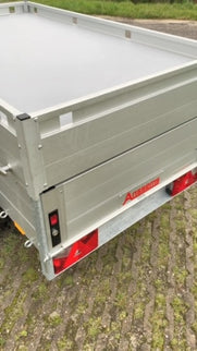 Anssems Anssems GT 500 bagagewagen - 500 kg bruto laadvermogen - 151x101x48 cm laadoppervlak - ongeremd - inclusief deksel