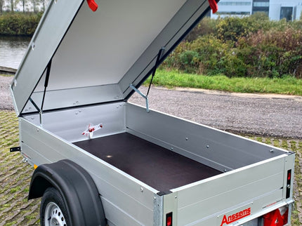 Anssems Anssems GT 500 bagagewagen - 500 kg bruto laadvermogen - 181x101x48 cm laadoppervlak - ongeremd - inclusief deksel